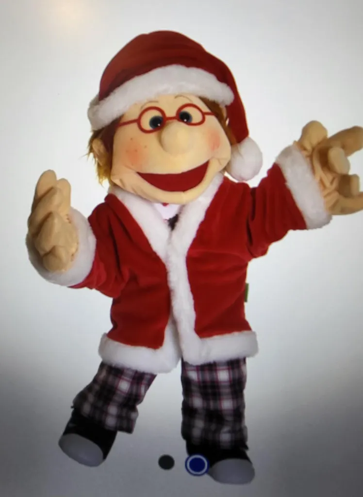 Living Puppets Vêtements du Père Noël 2 pièces W863 pour Marionnettes
