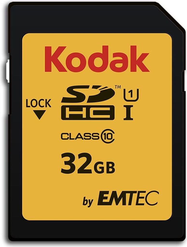 Kodak Premium SD-Speicherkarte 32GB, SDHC Class10 U1 Produktbild 