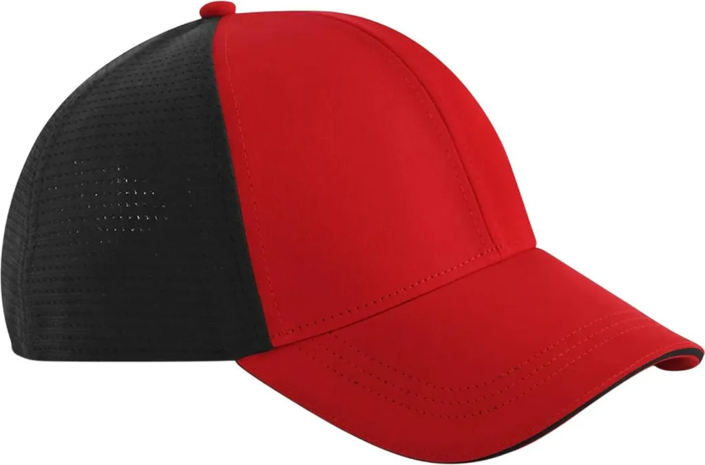 Beechfield Club PC8147 Rosso Nero: Il Cappellino Streetwear Definitivo