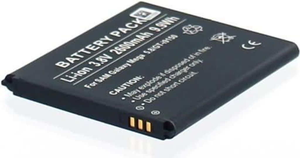 Akku für Samsung EB-B650AE Li-Ion 3,8 Volt 2600 mAh schwarz.