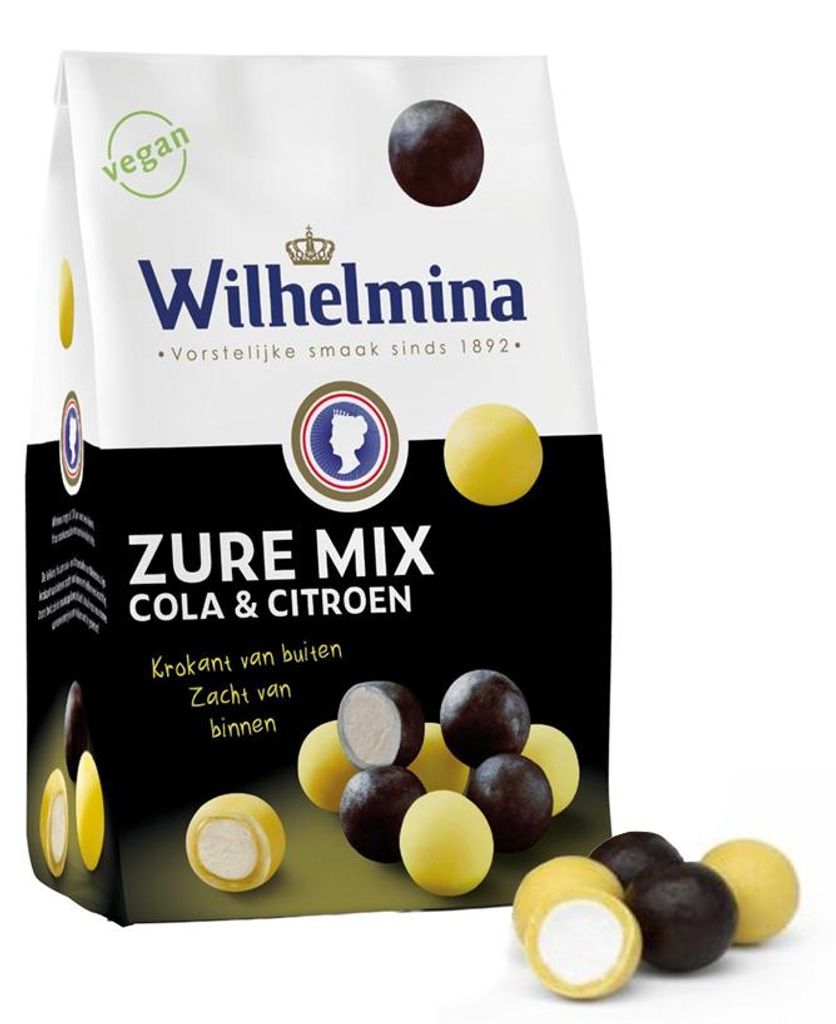 Wilhelmina Zure Cola & Citroen Mix - 800 gram Productafbeelding 
