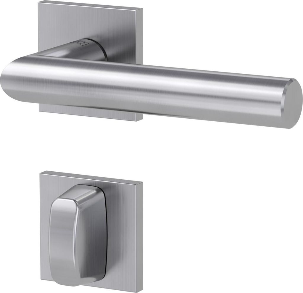 Griffwerk VAYA 128 LUCIA fast2fix Fast2Fix GK3 Rosetten eckig WC Edelstahl matt