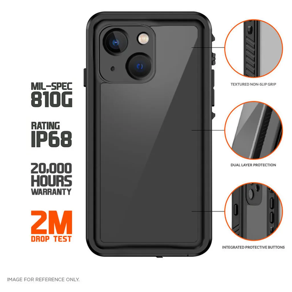 Étui de protection étanche iPhone 14 Plus noir Eiger Avalanche robuste - 2