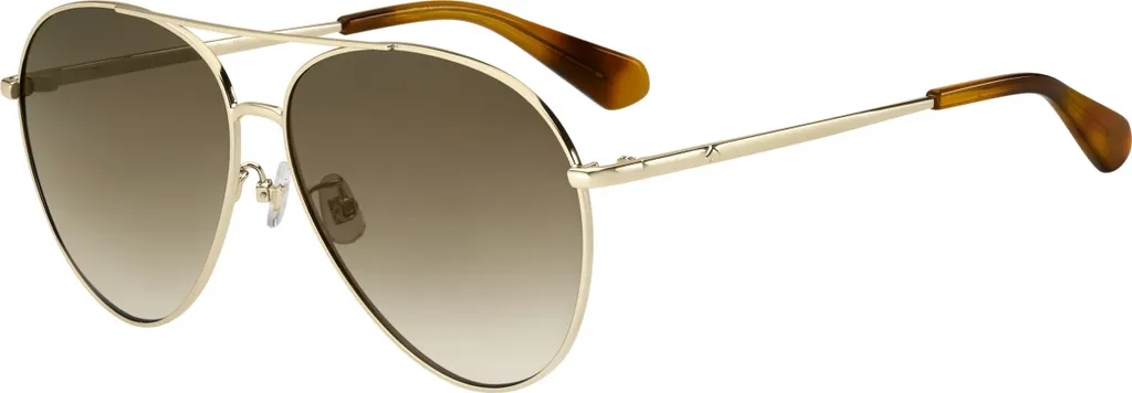 Lunettes Kate Spade Carolane F S verres dégradés marron et monture or
