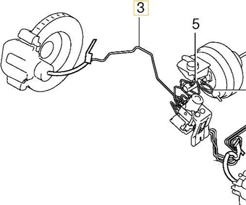 Réparer fuite de frein avant Volvo V70 S60 XC70 XC90I avec conduite OE