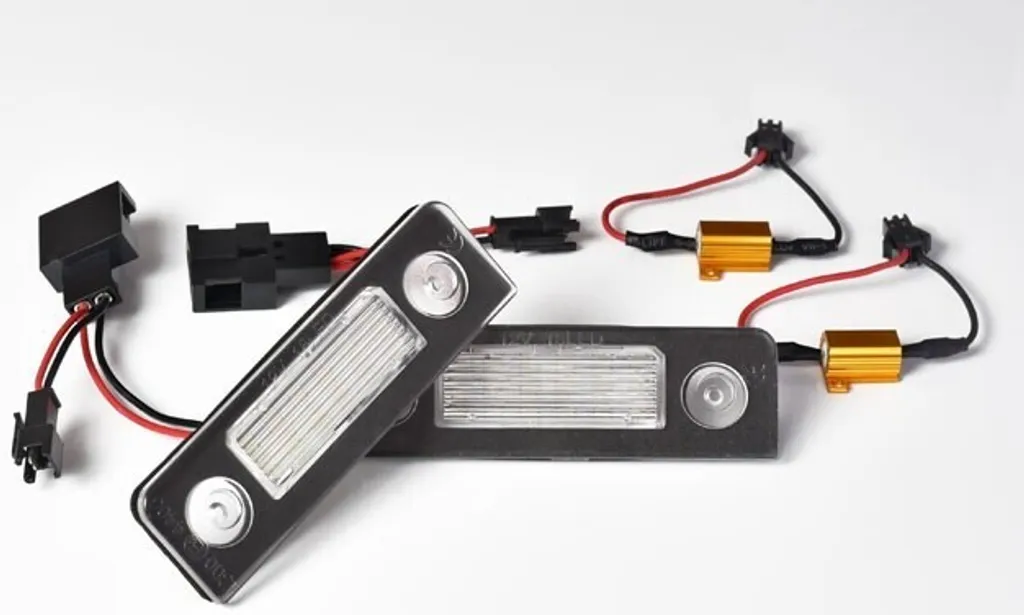 Set di luci targa a LED su misura compatibile con Skoda Octavia III/Fabia III/Kodiaq/Rapid/Superb III/Yeti