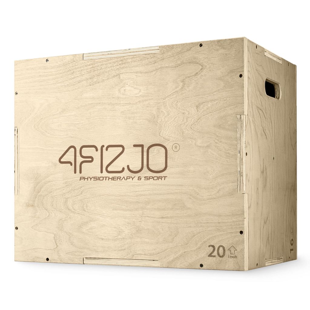 4FIZJO Plyo Box Holz 40x60x50 cm, Jump Box, Crossfit Produktbild 