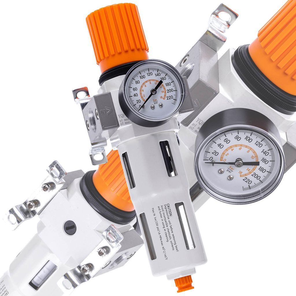 YQFR4000-04 1/2" 40μm Luftfilter + Reduzierstück