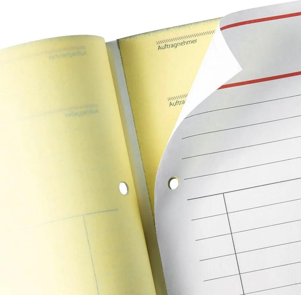 Sigel SD016 Blocco Bolle A4 Eco-Friendly - 3 Copie Autocopianti - 11