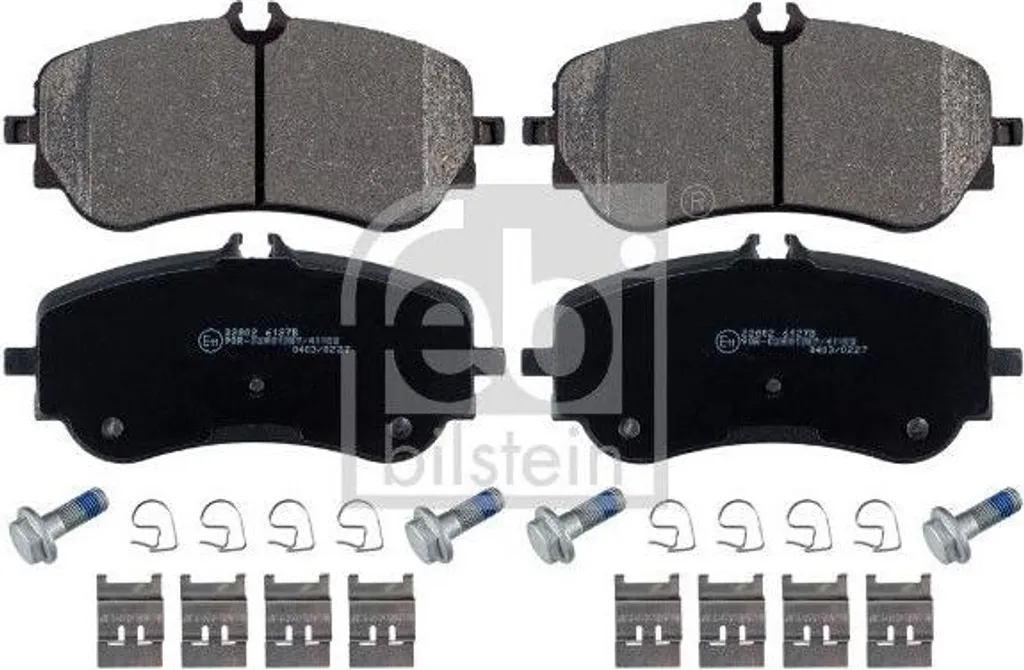 Plaquettes de frein anti-sifflement FEBI 16985 pour utilitaire Crafter