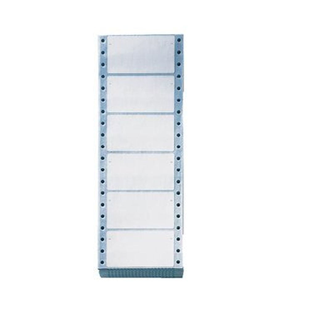 Leitz Beschriftungsschild - 7,3 x 4 cm - weiß - 1002 Stück Produktbild 
