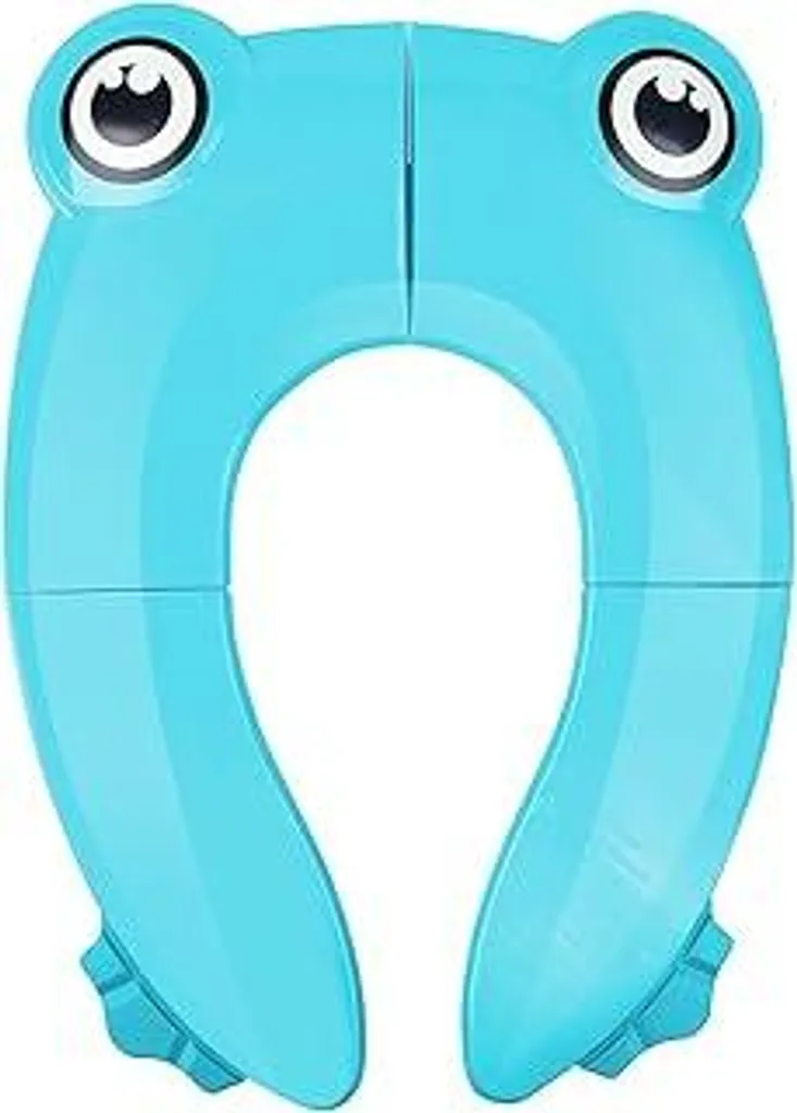 Vasino da Viaggio Pieghevole Rana Blu - Riduttore WC Portatile Baby