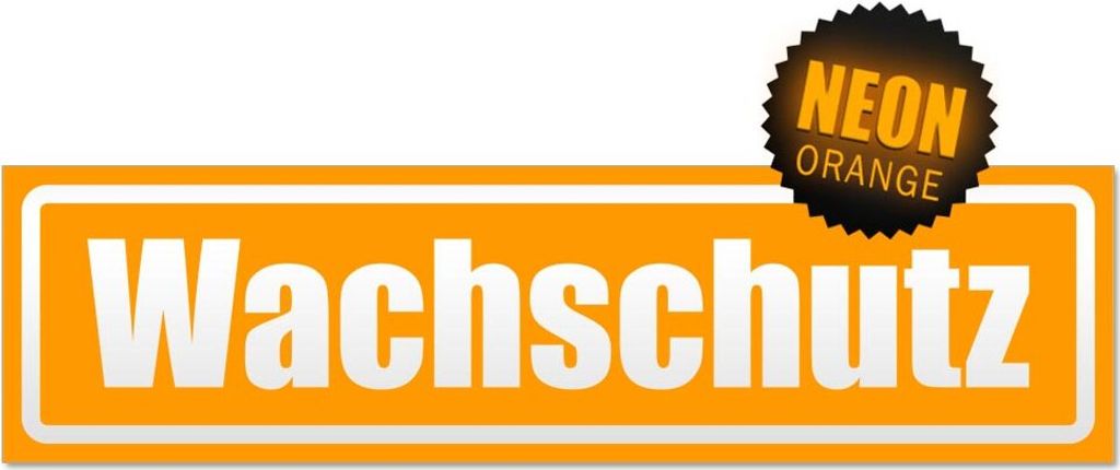Wachschutz invertiert Magnetschild Schild magnetisch
