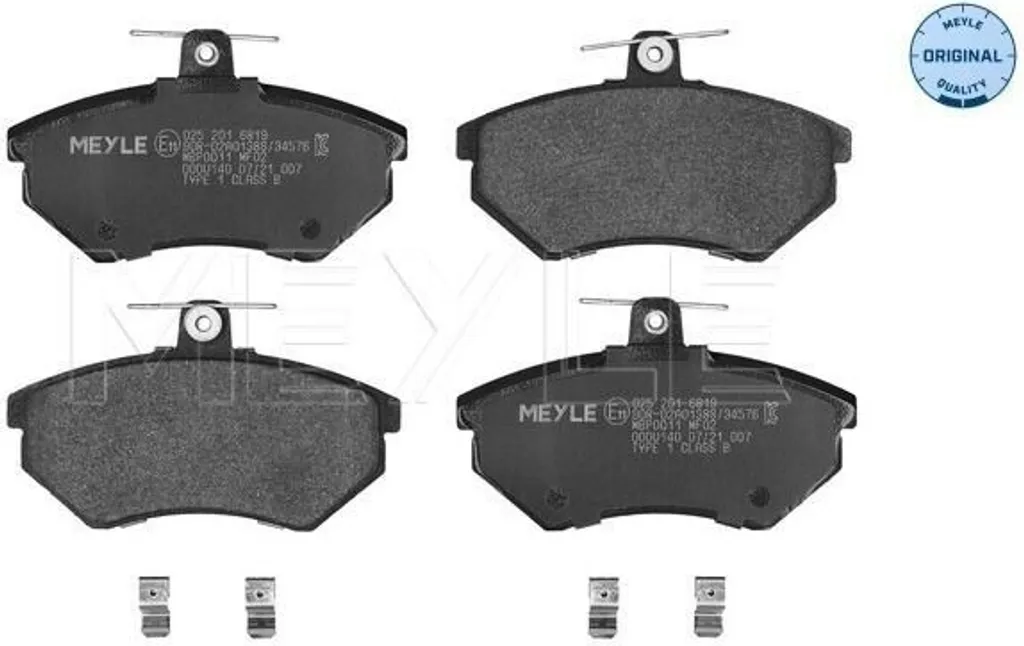 Plaquettes de frein avant pour réparer le freinage de Seat Ibiza et Inca