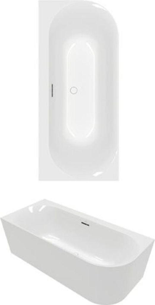 V&B V&B Oval-Badewanne Loop& Friends 170x75x60cm, Vorw., Acr., re, st. wh. C+
