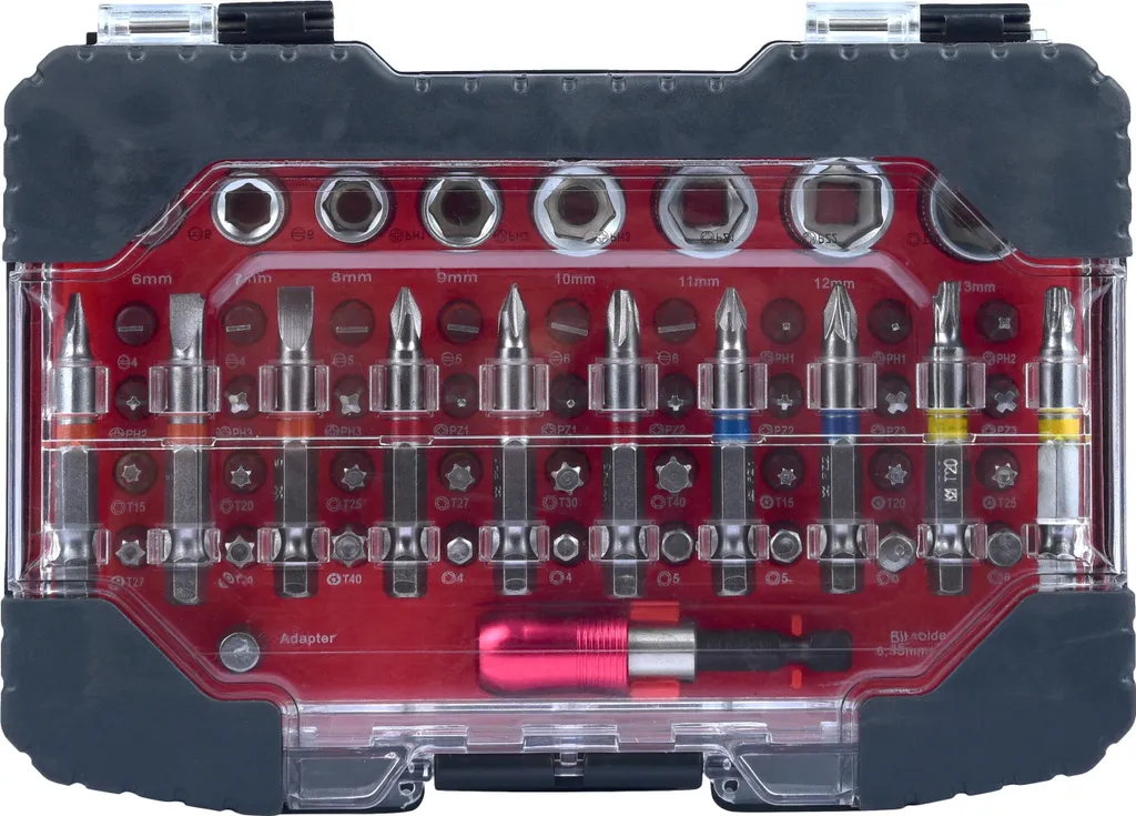 Set complet de vissage pour atelier et bricolage à domicile - 56 pcs