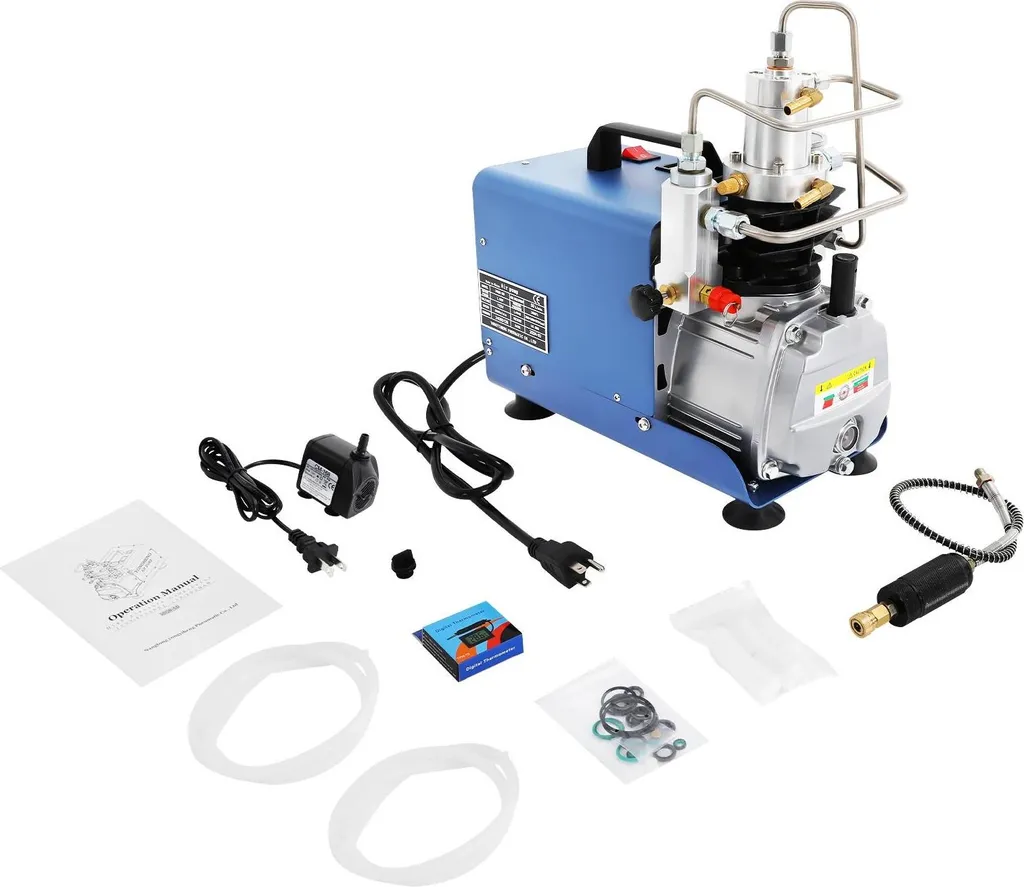 Compresseur d'air haute pression PCP 1,8 kW 300 Bar pour Tir Sportif