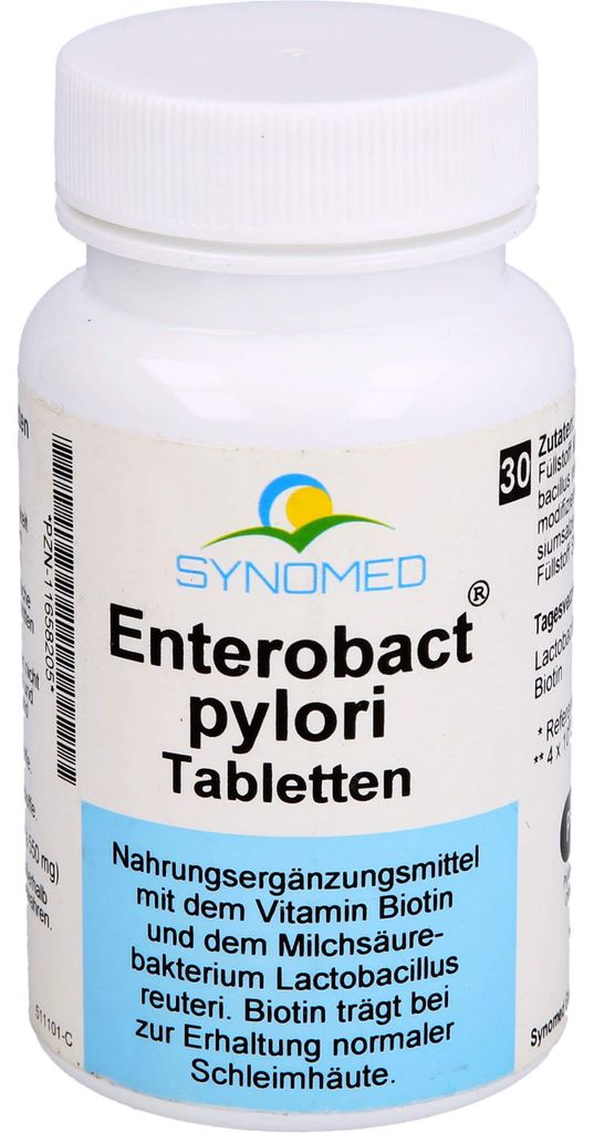 SYNOMED Enterobact pylori Tabletten mit dem Vitamin Biotin Produktbild 