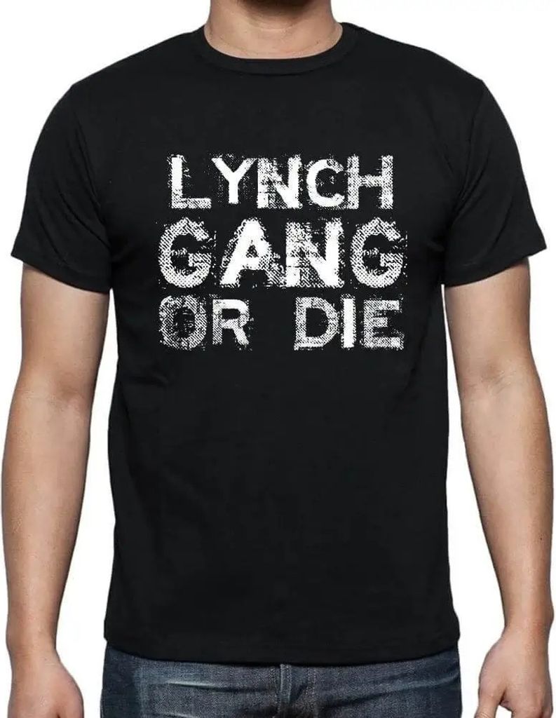 Herren Grafik T-Shirt Lynch-Familienbande – Lynch Family Gang – Öko-Verantwortlich Vintage Jahrgang Kurzarm Lustige Druck Geburtstag Geschenk ...
