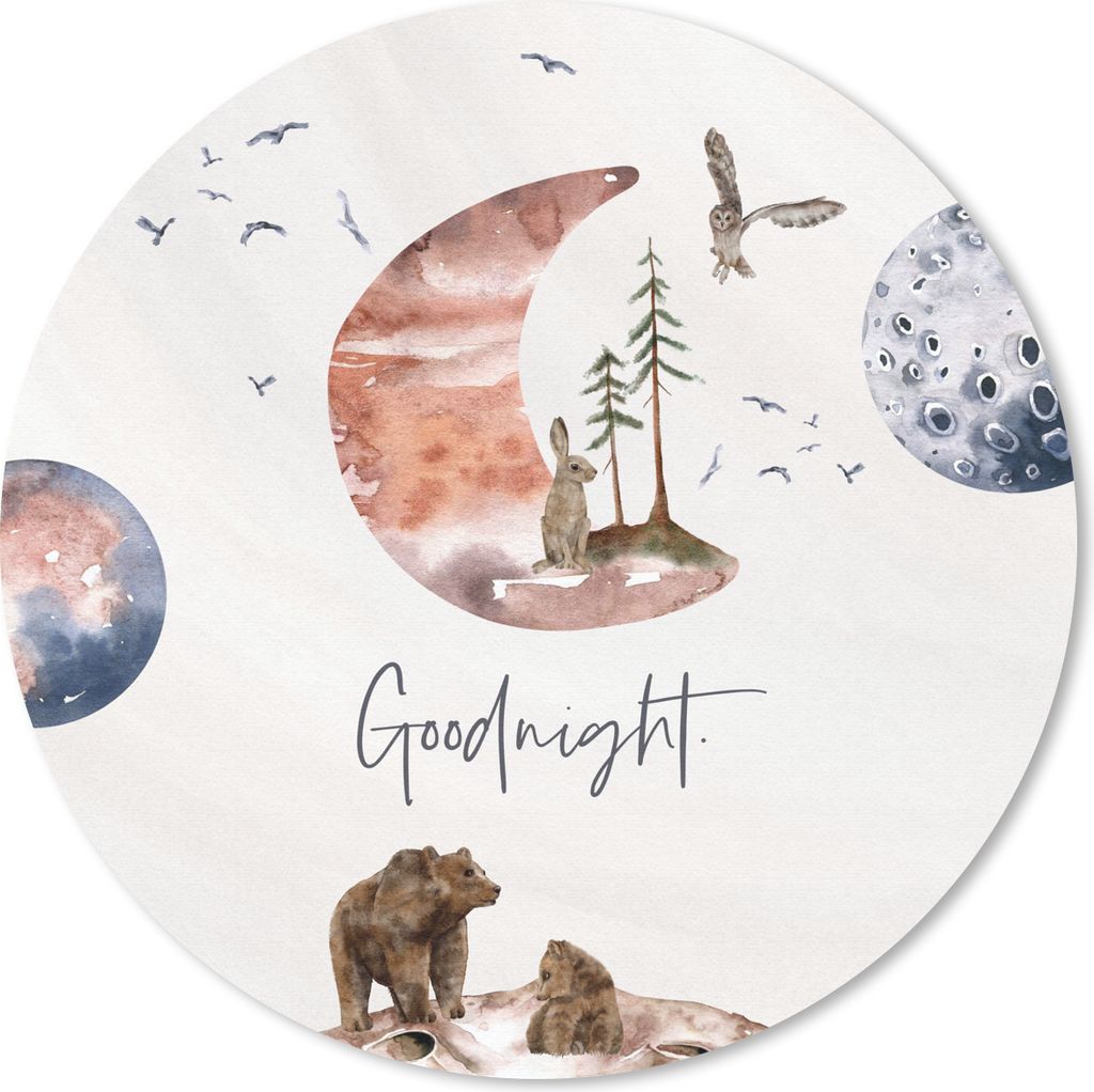 MuchoWow Mauspad Mousepad Zitate - Gute Nacht - Sprichwörter - Kinder - Jungen - Mädchen - Kind 20x20 cm - Mousepads - Maus Mat - Pad - Mausunt...