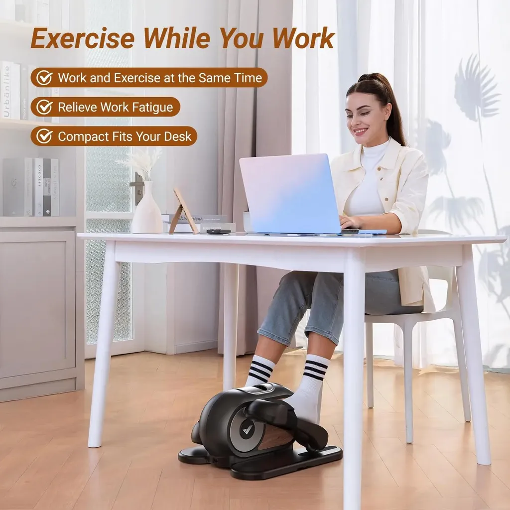 Pédalier Elliptique de Bureau avec Écran LCD et Télécommande sans Fil - 3