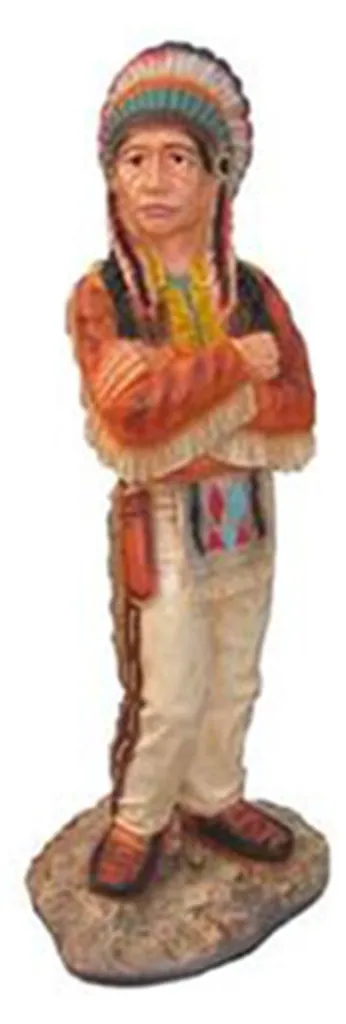 Aménager son Jardin avec une Figurine Indienne Géante 90cm Style USA