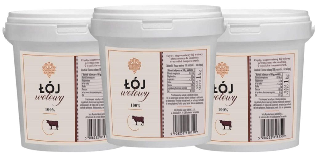 Rindertalg 1 kg – Schronisko Bukowina – 3x Produktbild 