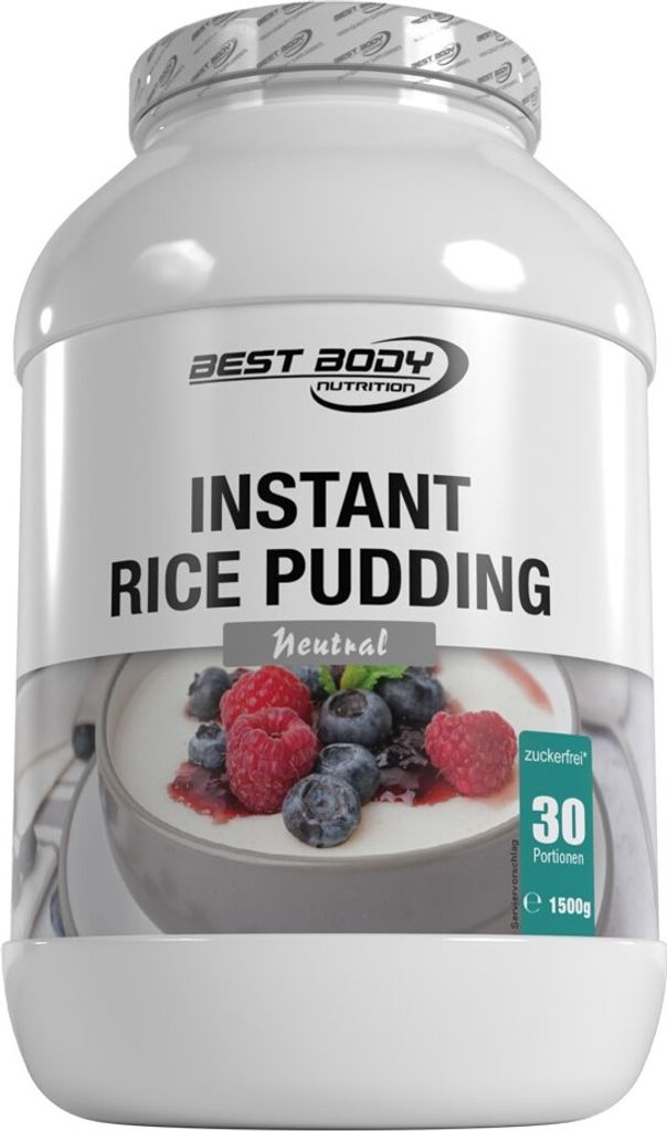 Best Body Nutrition - Instant Rice Pudding - Neutral - 1500 Produktbild 