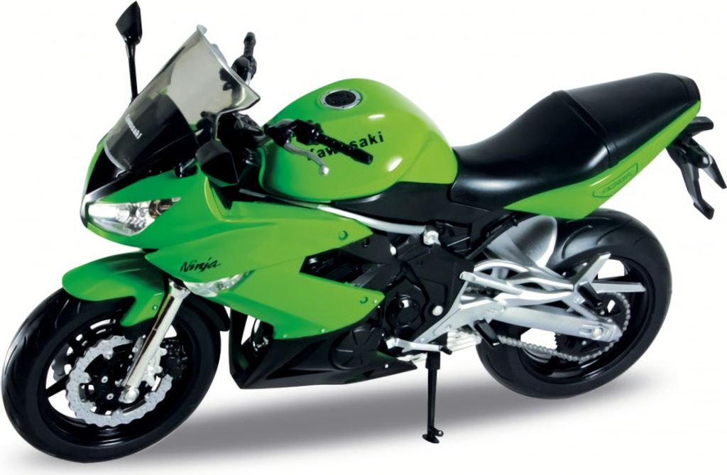 Welly Motocykl Kawasaki Ninja 650R 1:10 zielony Zdjęcie produktu 