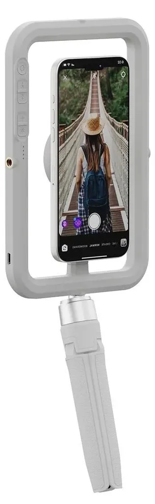 Shiftcam SnapStudio Lumière - Éclairage Magnétique Gris Rotation 360° - 4