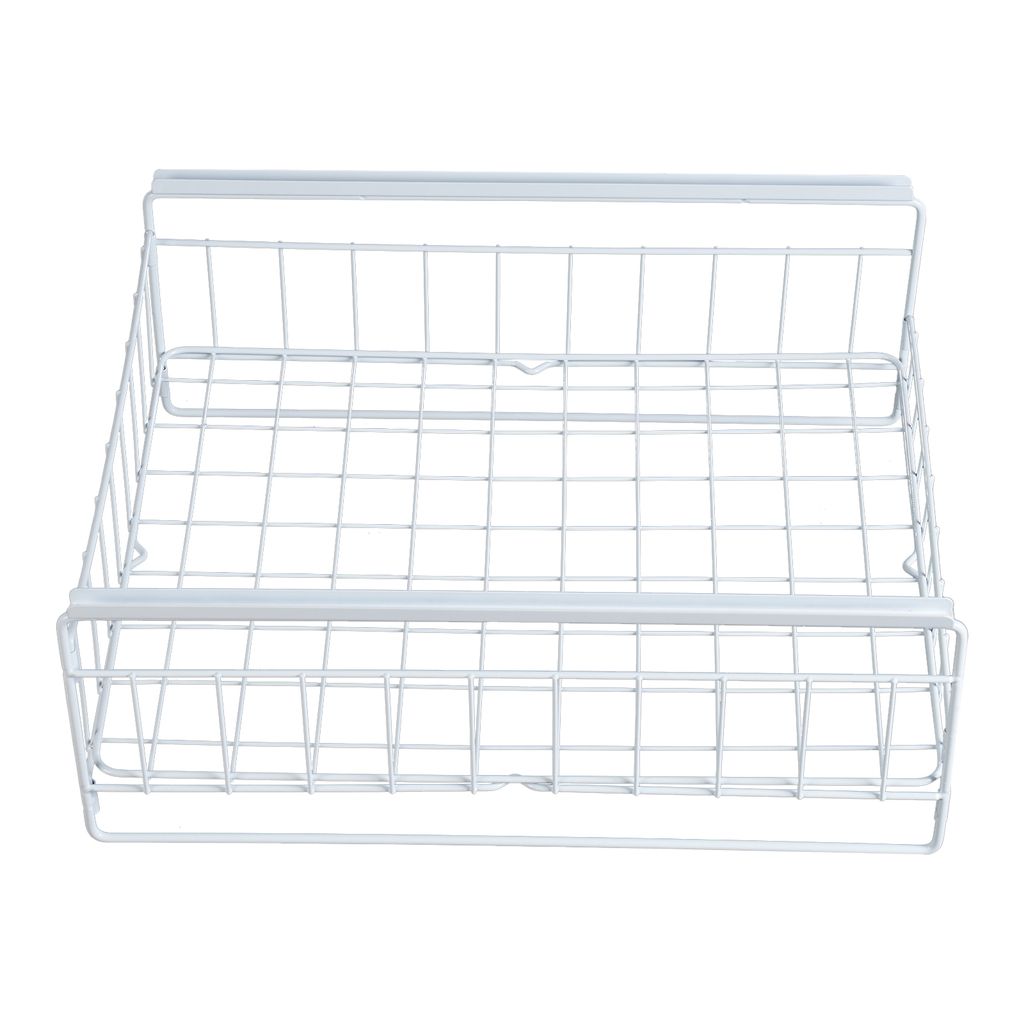Küchenschubladen Ausziehbares Regal 33.5*43*51cm Weiß Produktbild 3
