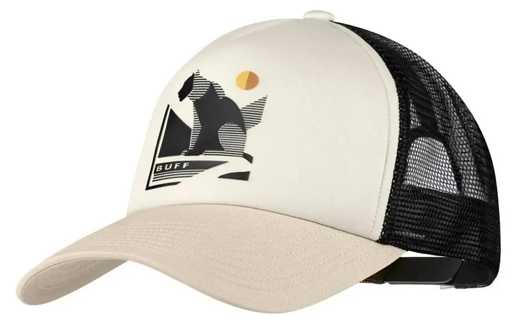 Casquette de camionneur BUFF crème idéale pour randonnée et voyage