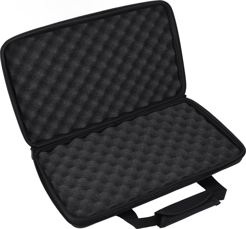 DJ-Controller-Hartschalenkoffer, 50 x 30 x 8 cm, tragbare 2-Kanal-Aufbewahrungstasche für DDJ FLX4 400 SB2 SB3 RB