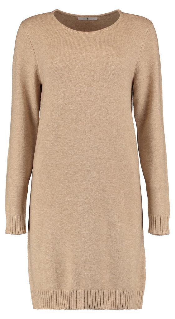 HaILYS Langarm Strickkleid Long Shirt Feinstrick Produktbild 