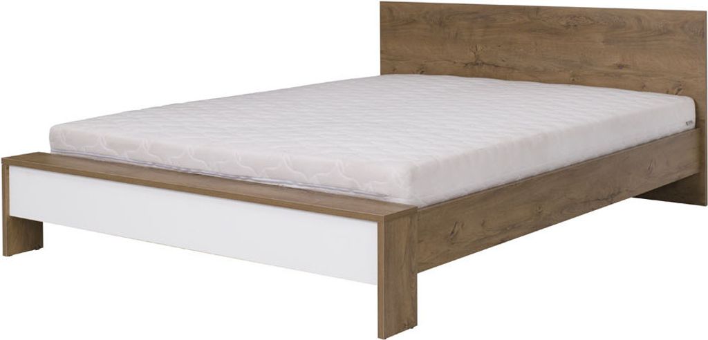 Bett Modernes 160x200 LATIKA elegantes, stilvolles Holzbett