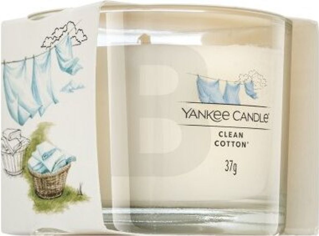 Yankee Candle Clean Baumwolle Votivkerze 37 g