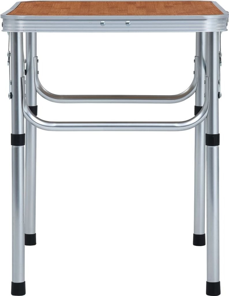 "Winter Sale" Sonstige Sportausrüstung - Braun Klappbarer Campingtisch Aluminium 60x45cm DE8063385