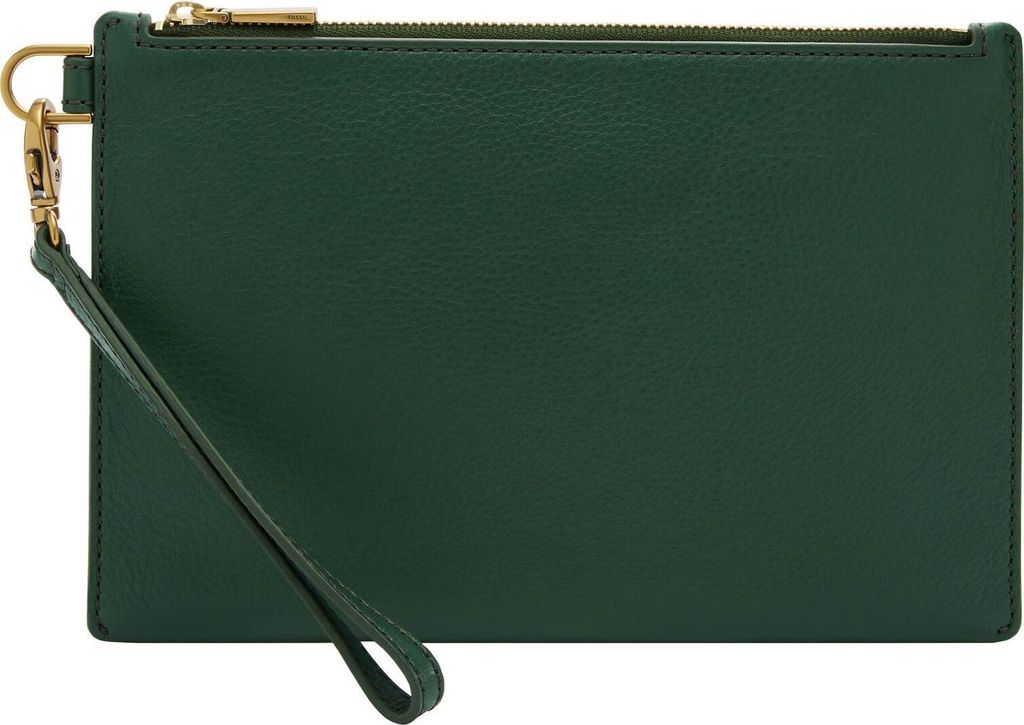 FOSSIL Handgelenktasche Utensilientasche Wristlet Pine Green tannengrün
