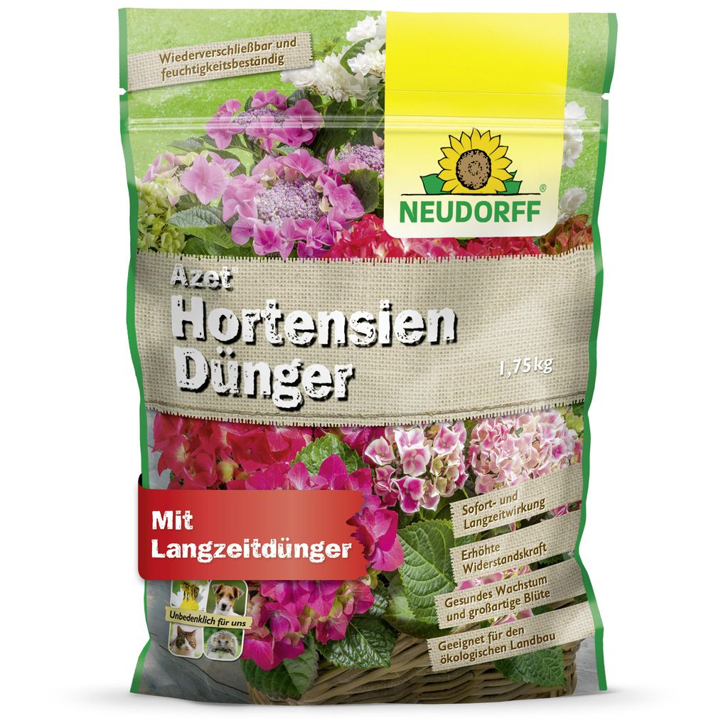 Neudorff Azet HortensienDünger 1,75 kg mit 100 Tagen Produktbild 
