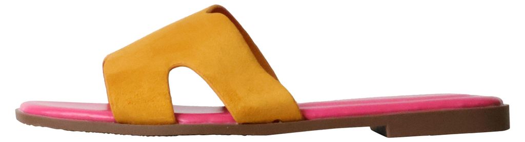 Flache Sandalen zum Hineinschlüpfen