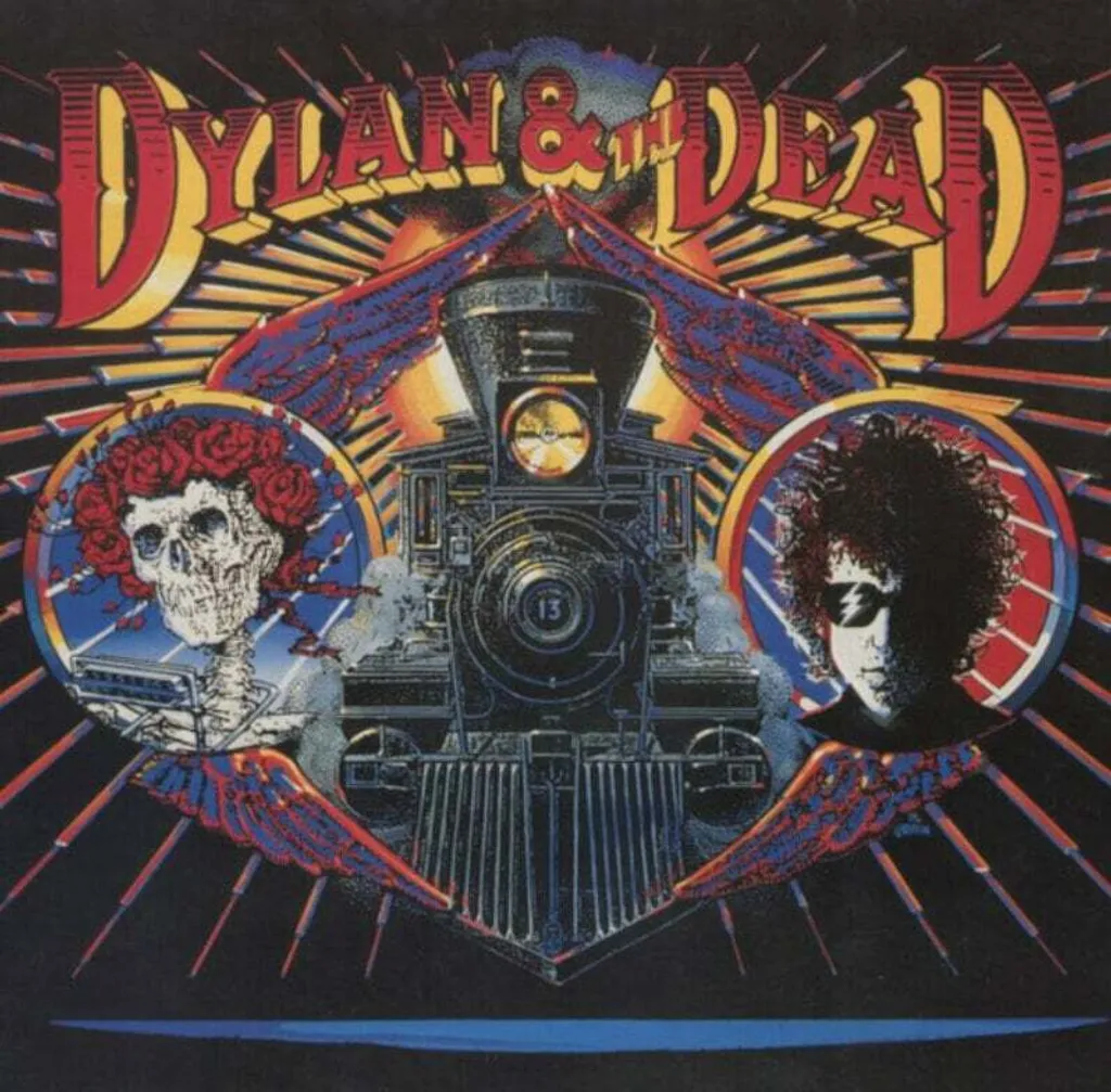 Album Bob Dylan Dylan & The Dead LP Vinyle pour Collectionneur Rock Live