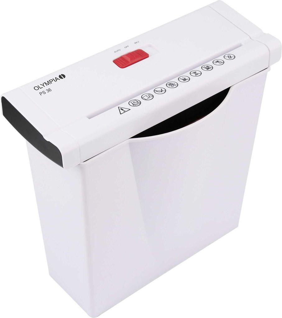 Olympia PS 36 Aktenvernichter weiss Produktbild 