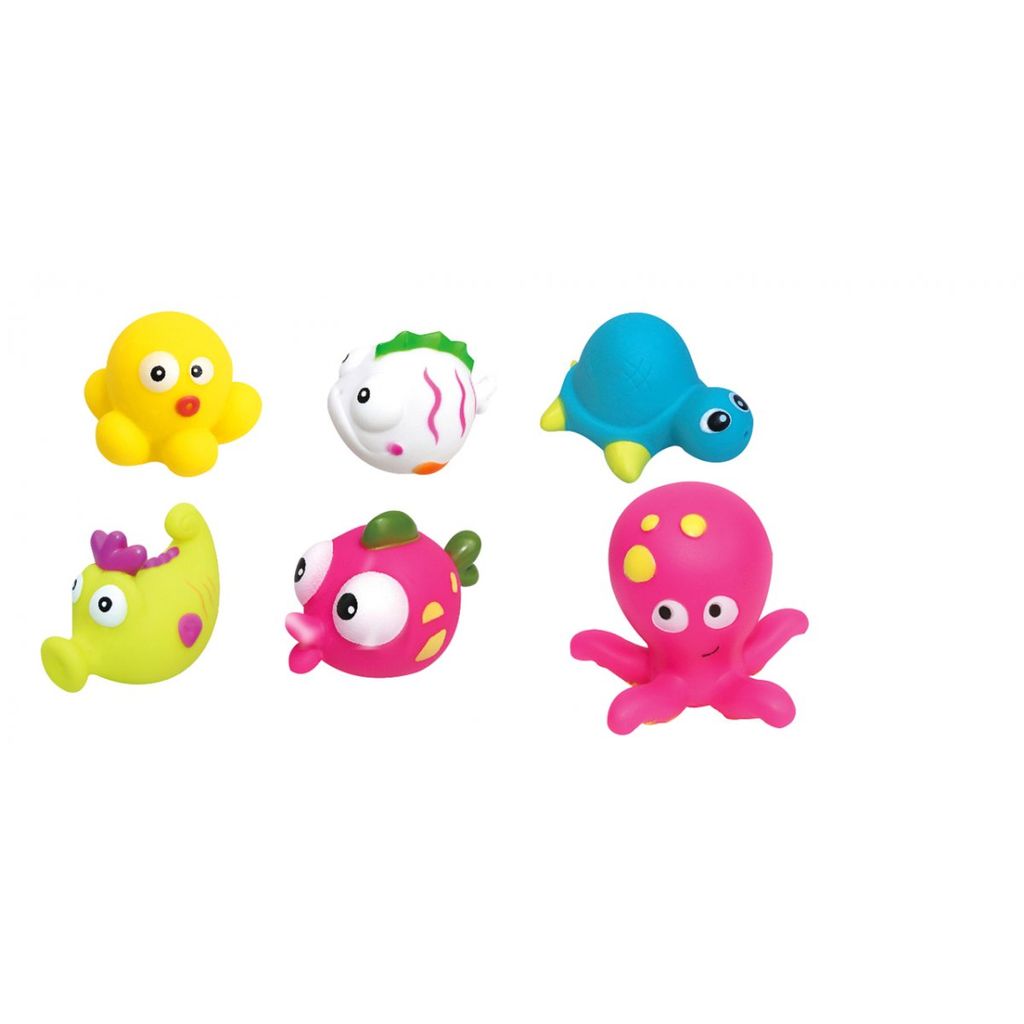 Jouet de bain animaux marins 6pcs. Image du produit 