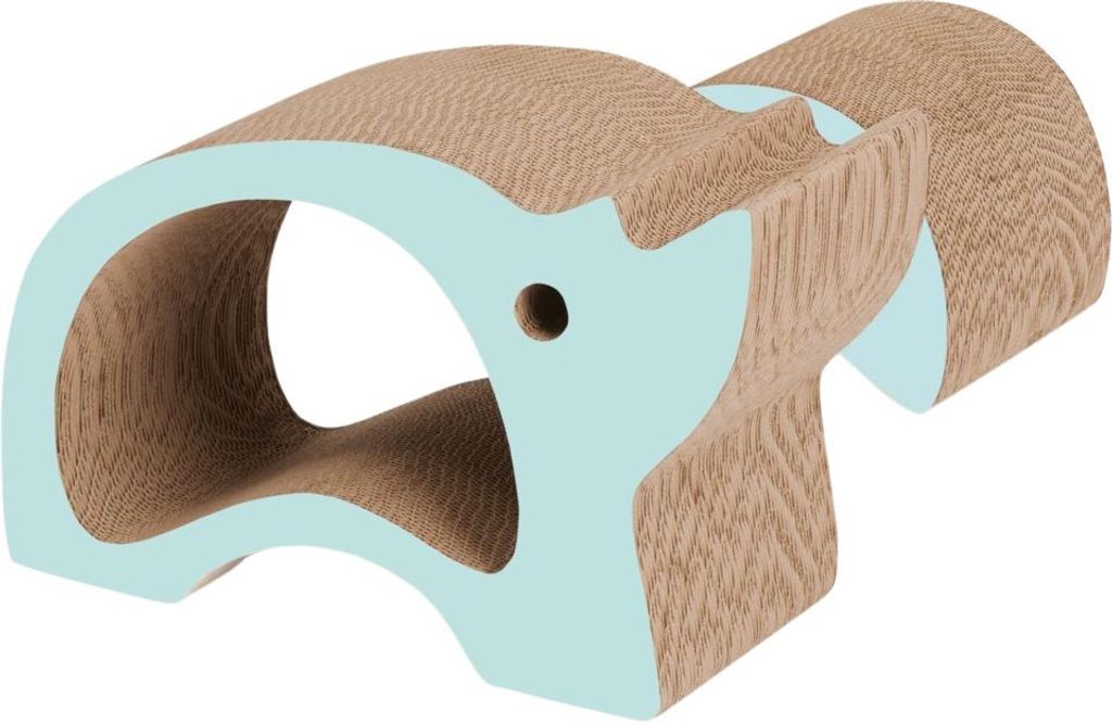 Catit Kratzpappe Zoo Scratcher Nashorn 2-in-1