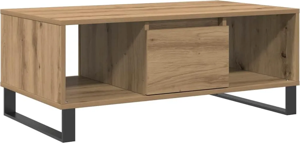 OFFERTA Tavolino vidaXL Rovere Artisan 90x50x36.5 | Prezzo Shock