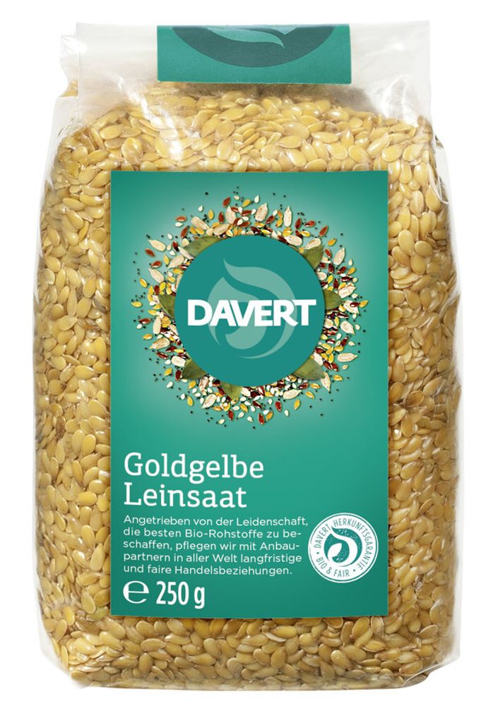 Złocistożółte siemię lniane - 250g Zdjęcie produktu 