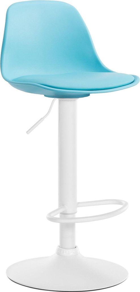 Verstellbarer Barhocker – Hocker – Ergonomischer Sitzkomfort – Kunstleder und Metall