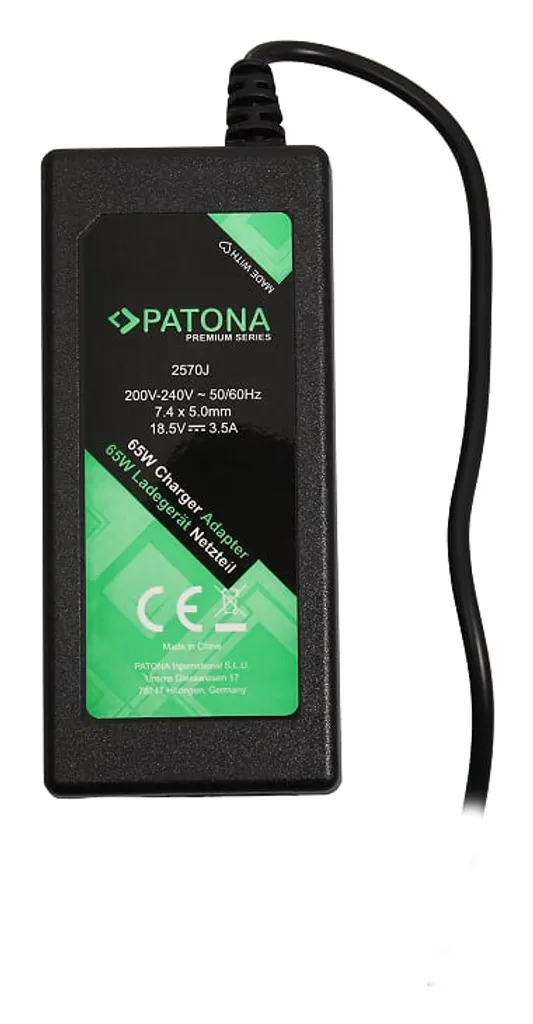 Chargeur PC portable HP 65W Premium Alimentation robuste 18.5V - 2