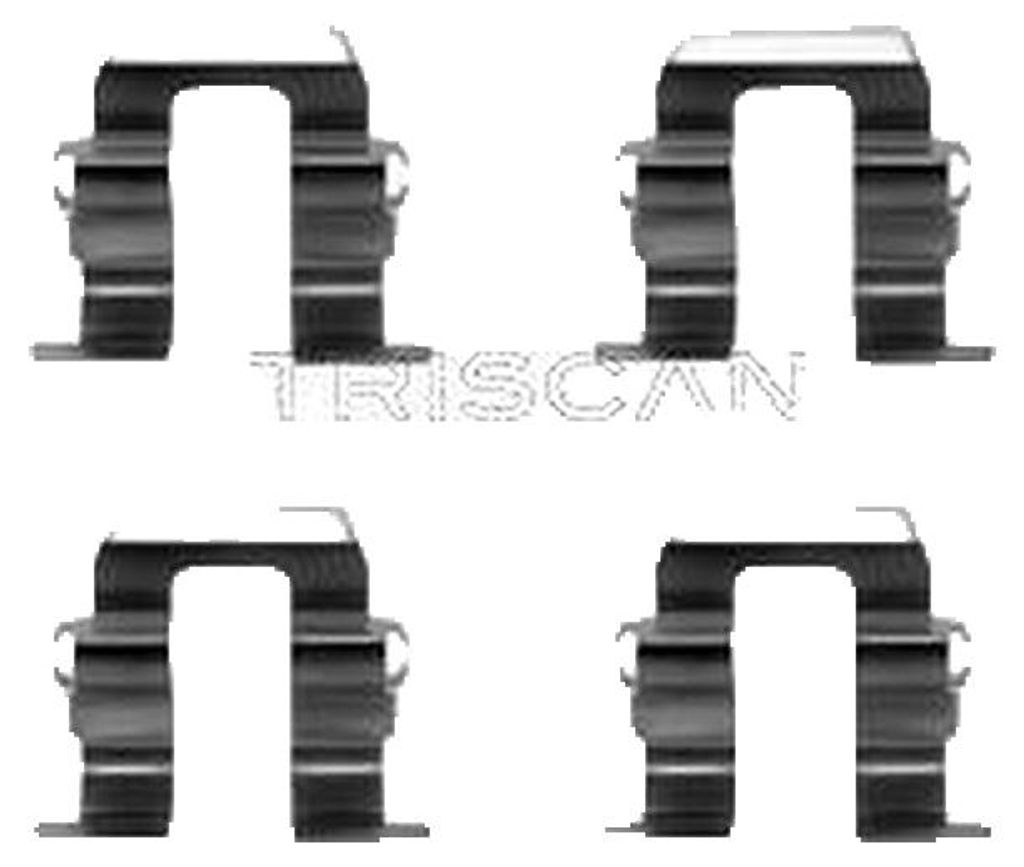 Zubehörsatz Scheibenbremsbelag TRISCAN IAM-Expertise für u.a. SUBARU IMPREZA