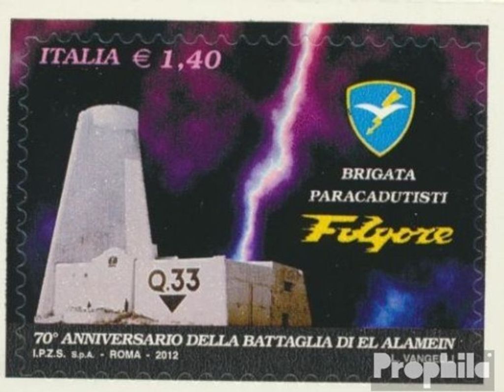 Briefmarken Italien 2012 Mi 3578 (kompl.Ausg.) postfrisch El Alamein